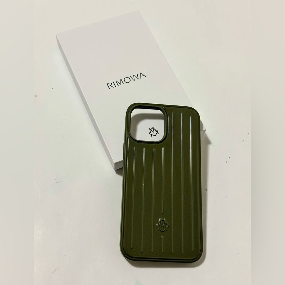 Rimowa iphone case compatible for iPhone 15 Pro Cactus Green